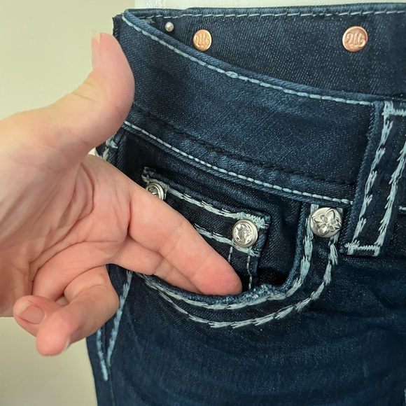 Miss Me Indigo Denim with Silver Accents - Picture 3 of 8